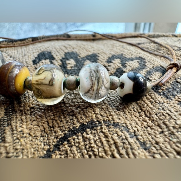 11 Vintage Murano Bead Necklace. - Picture 9 of 13